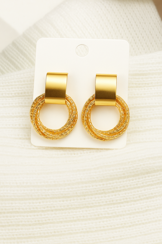 Elegant Gold Hoop Earrings for Women