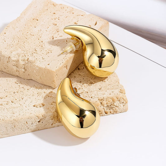 Bold Gold Statement Earrings for Women