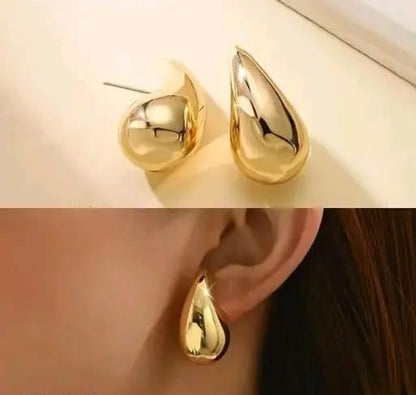 Bold Gold Statement Earrings for Women